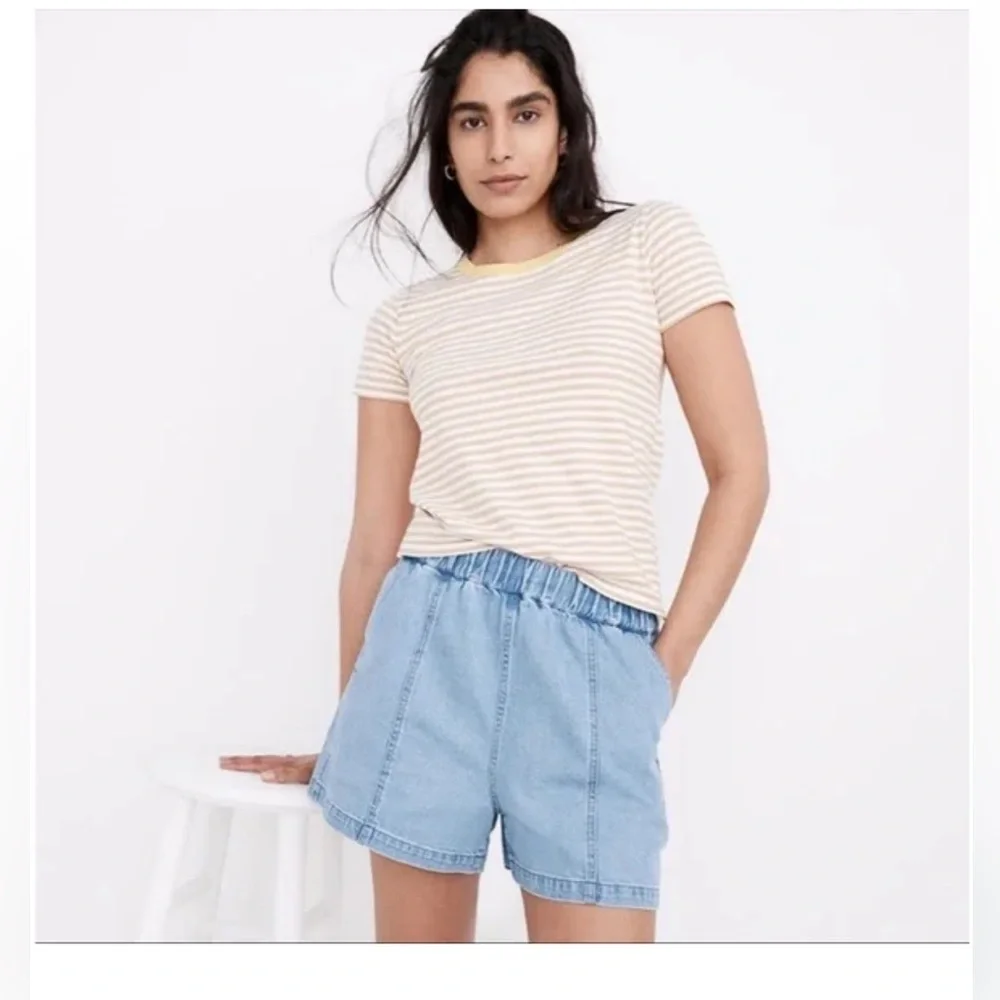 NWT Madewell pull on denim‎ shorts